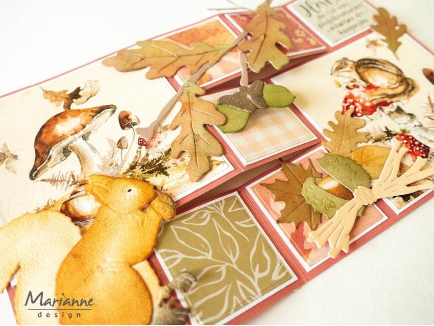 Marianne Design - Präge- und Stanzschablone "Oak Branches" Creatables Dies