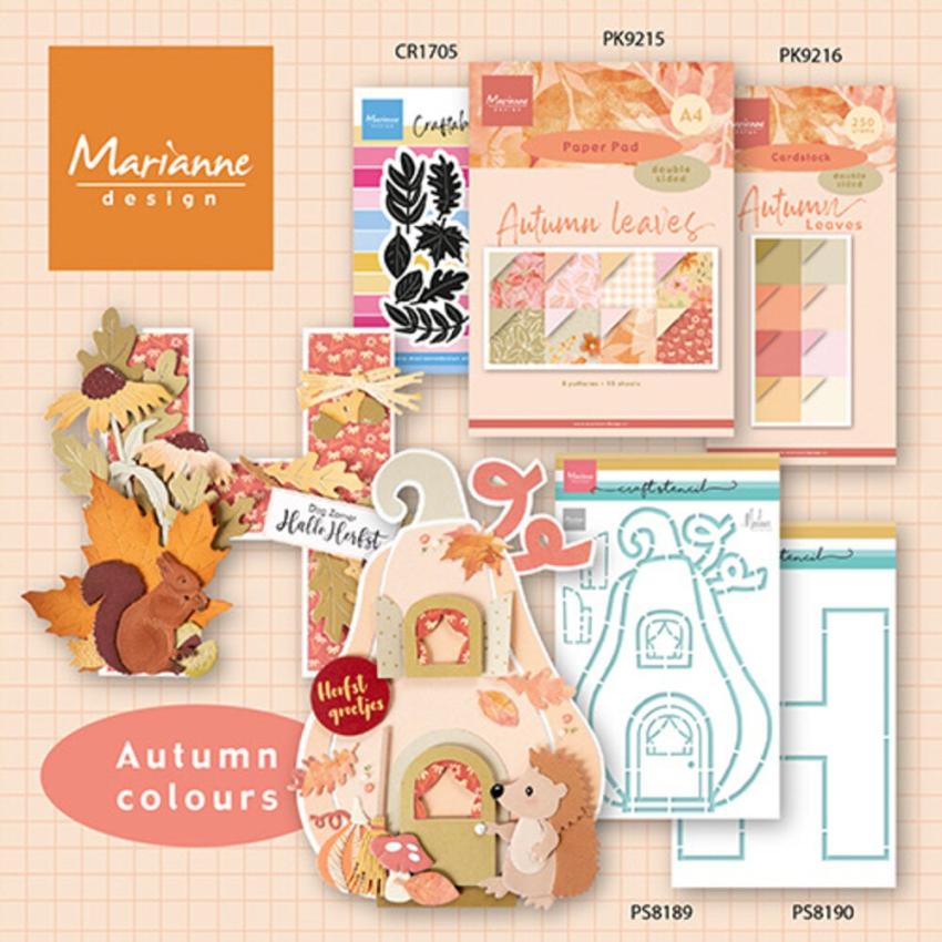 Marianne Design - Schablone 14,9x21cm "Pumpkin Cottage" Stencil