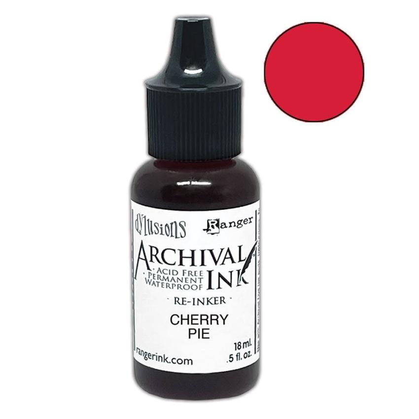 Ranger Archival Ink Reinker "Cherry Pie" Design by Dyan Reaveley - Nachfüller