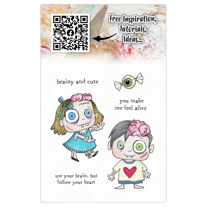 AALL and Create - Stempelset A7 "Brainy and Cute" Clear Stamps