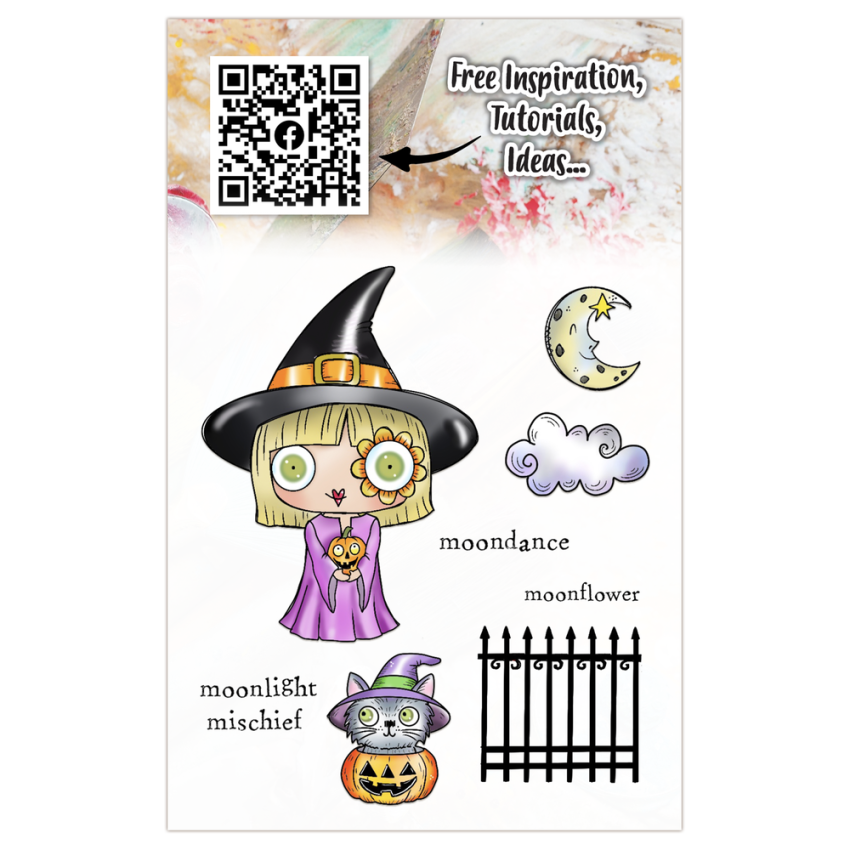 AALL and Create - Stempelset A7 "Moonlight Mischief" Clear Stamps