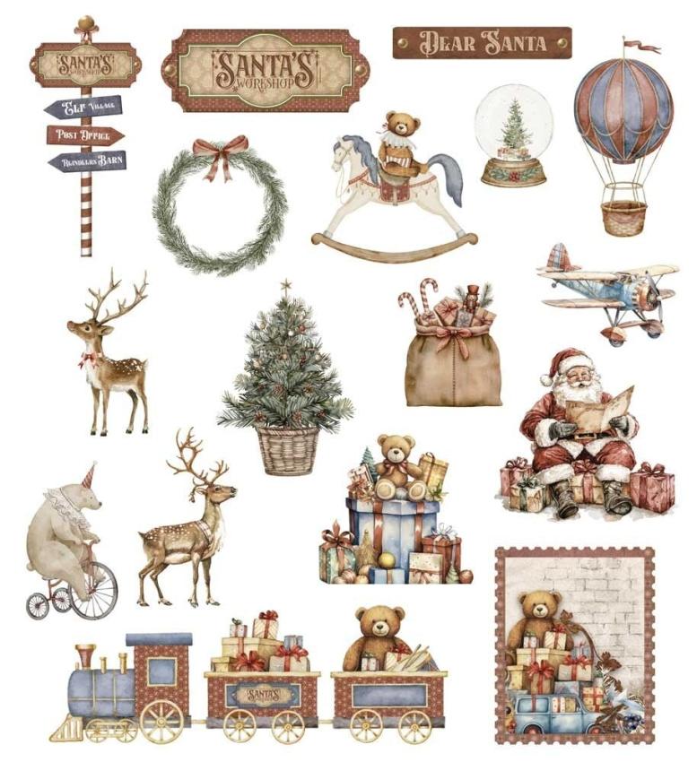 Papers For You - Stanzteile "Santa's Workshop" Die Cuts