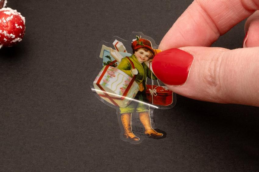Studio Light - Aufkleber "Vintage Christmas Celebration" Stickers on Roll