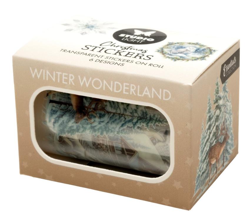 Studio Light - Aufkleber "Winter Wonderland" Round Stickers on Roll