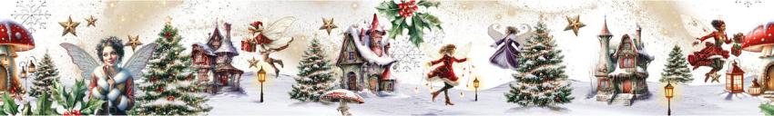 Studio Light - Aufkleber "Fairy Winter" Stickers on Roll