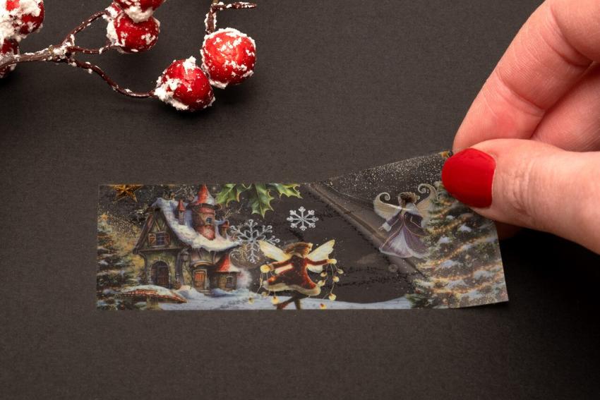 Studio Light - Aufkleber "Fairy Winter" Stickers on Roll