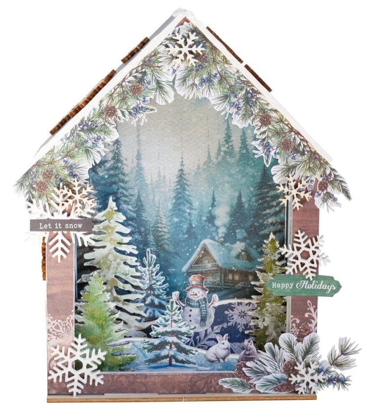 Studio Light - Holzteile 14,8x21cm "House Scenery" Plywood Elements