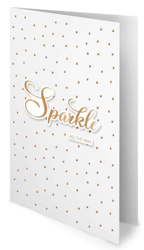 Studio Light - Stanzteile "Classic Bronze Christmas" Paper Elements Sentiments Foil 