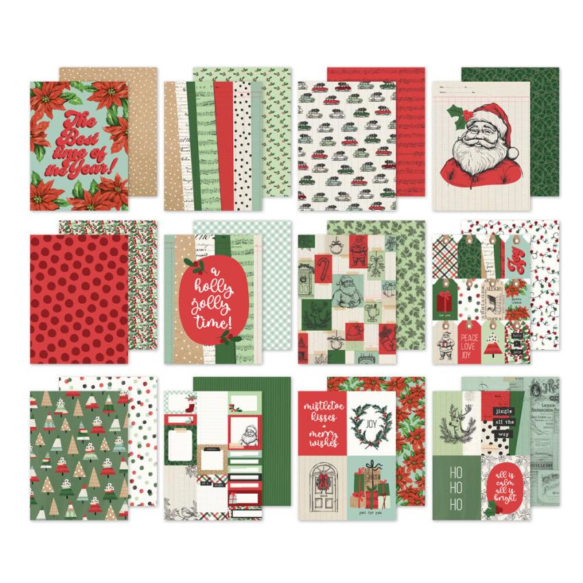 Simple Stories - Designpapier "All Wrapped Up" Paper Pack 6x8 Inch - 24 Bogen