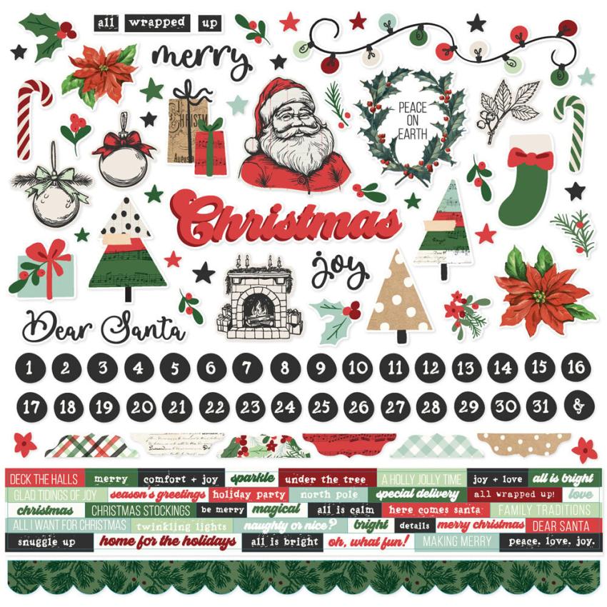 Simple Stories - Collections Kit "All Wrapped Up" 12 Bogen Designpapier