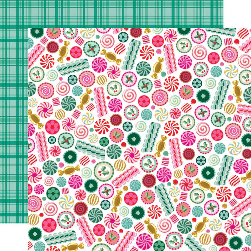 Simple Stories - Collections Kit "Hard Candy Christmas" 12 Bogen Designpapier