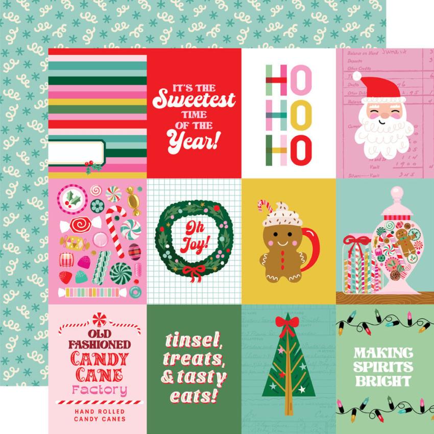 Simple Stories - Collections Kit "Hard Candy Christmas" 12 Bogen Designpapier