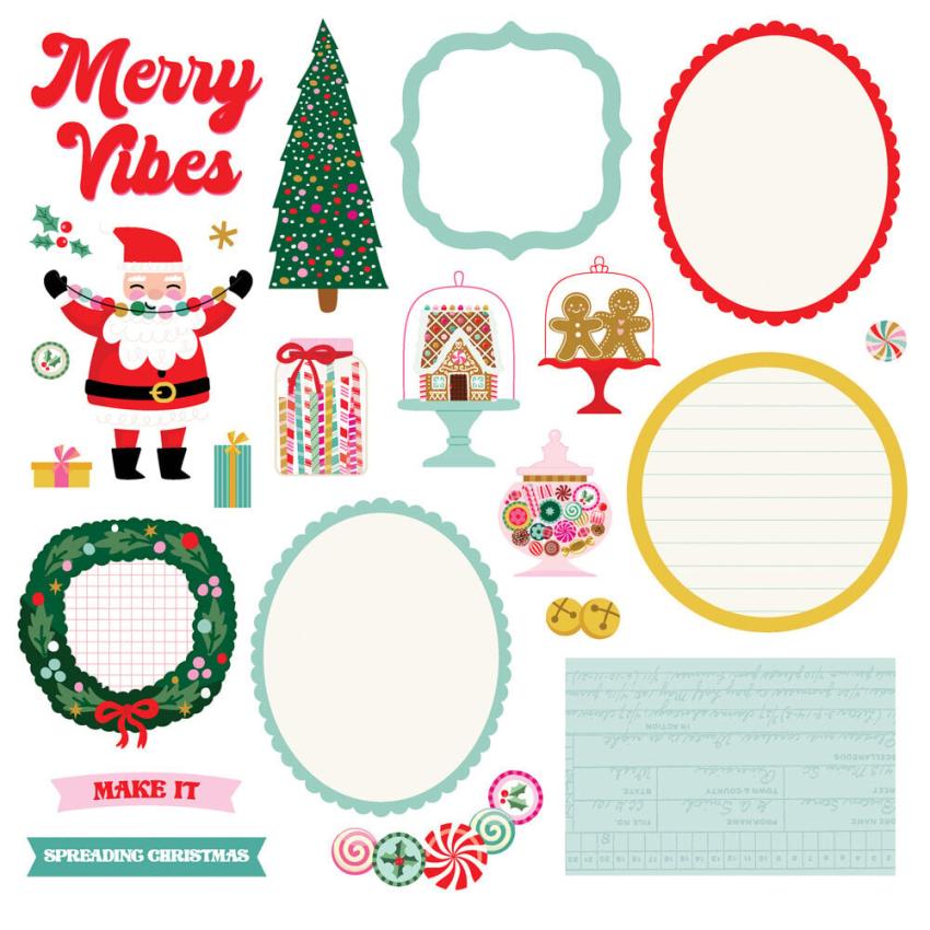 Simple Stories - Cards Kit "Hard Candy Christmas"