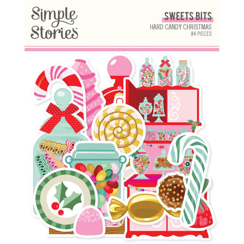 Simple Stories - Stanzteile "Hard Candy Christmas" Sweets Bits & Pieces 