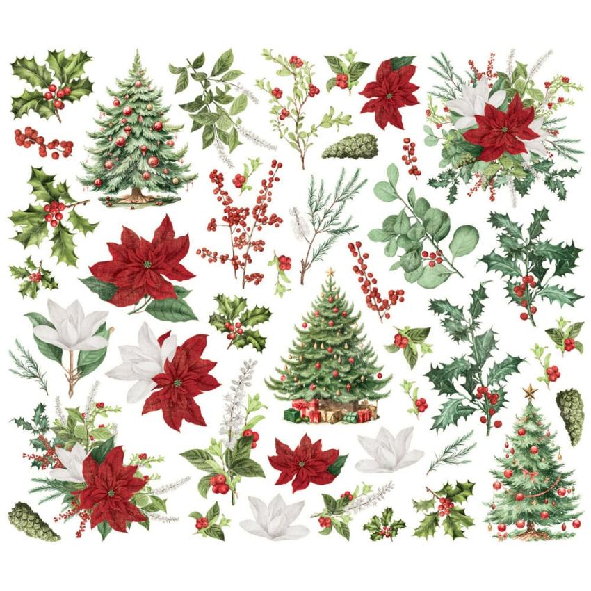 Simple Stories - Stanzteile "Simple Vintage Believe" Floral Bits & Pieces 