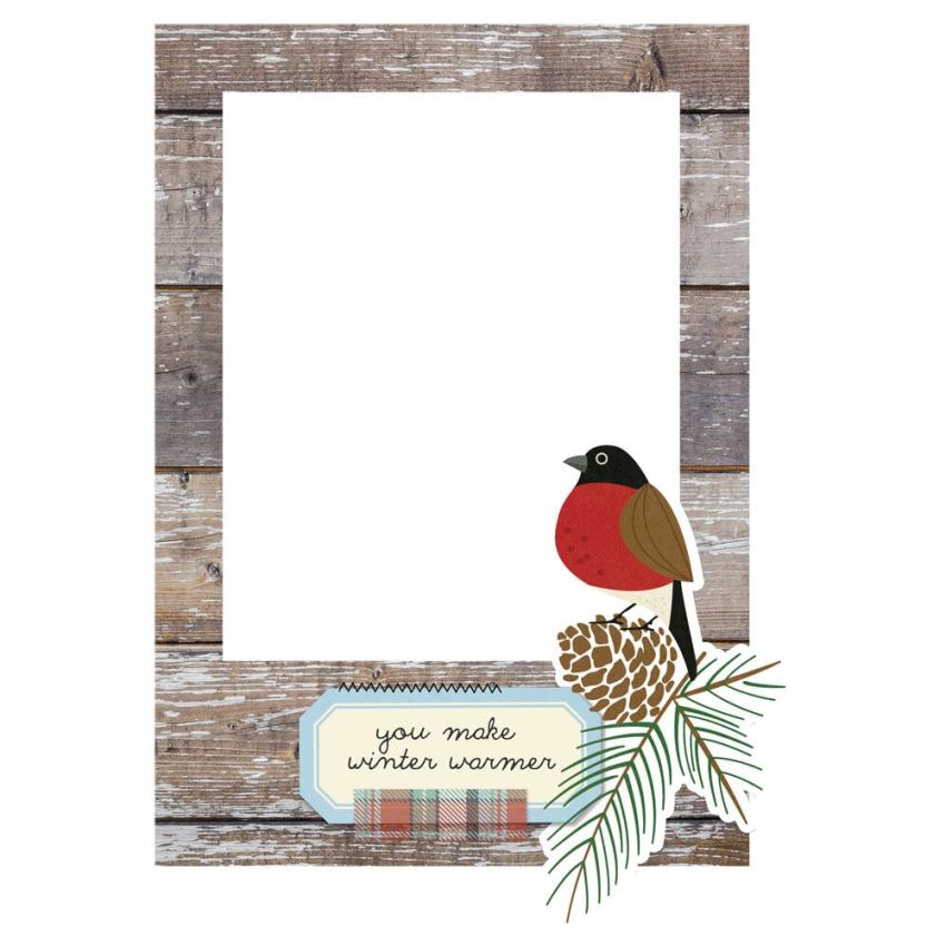 Simple Stories - Chipboard Frames "Simple Vintage Flannel Season" 