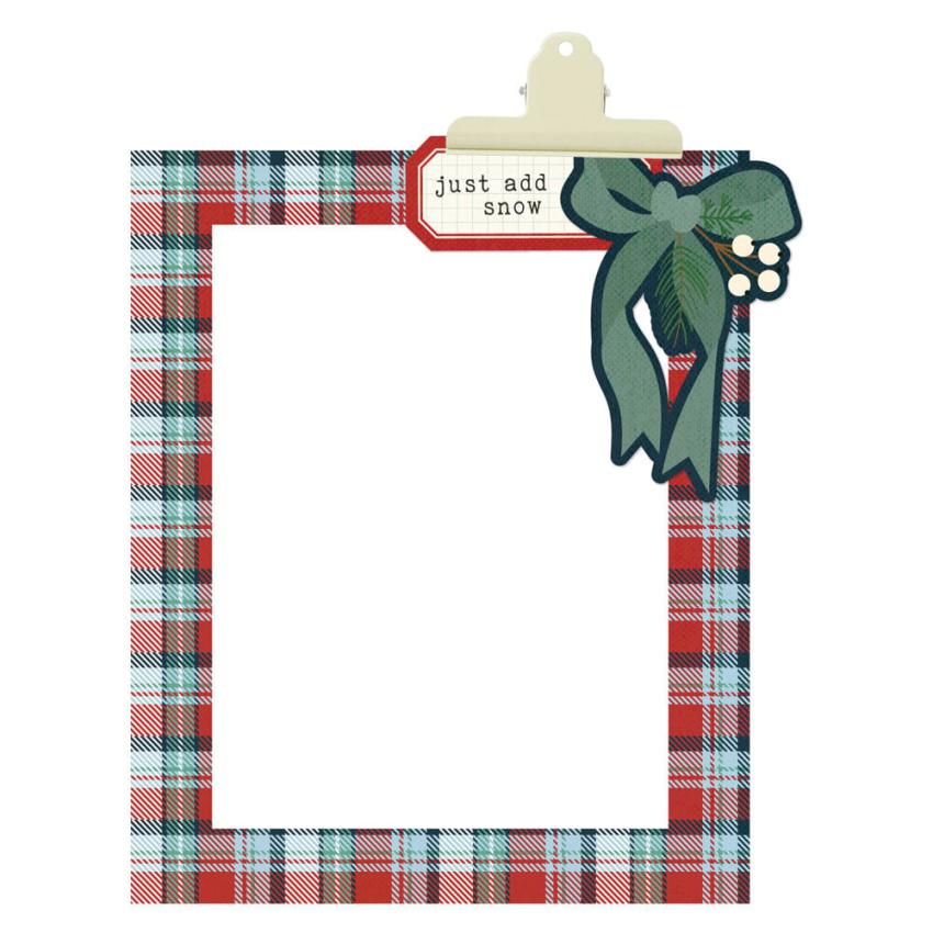 Simple Stories - Chipboard Frames "Simple Vintage Flannel Season" 