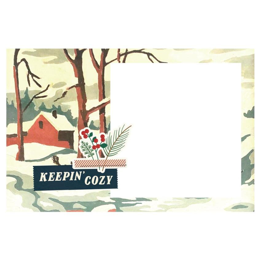 Simple Stories - Chipboard Frames "Simple Vintage Flannel Season" 