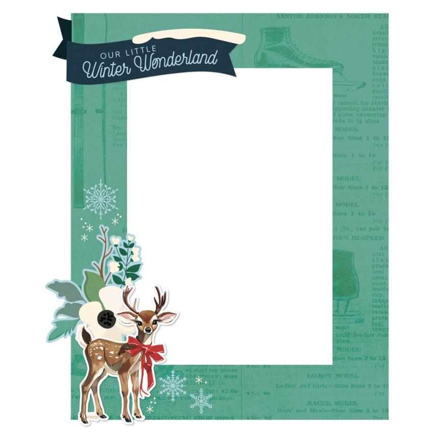Simple Stories - Chipboard Frames "Simple Vintage Flannel Season" 