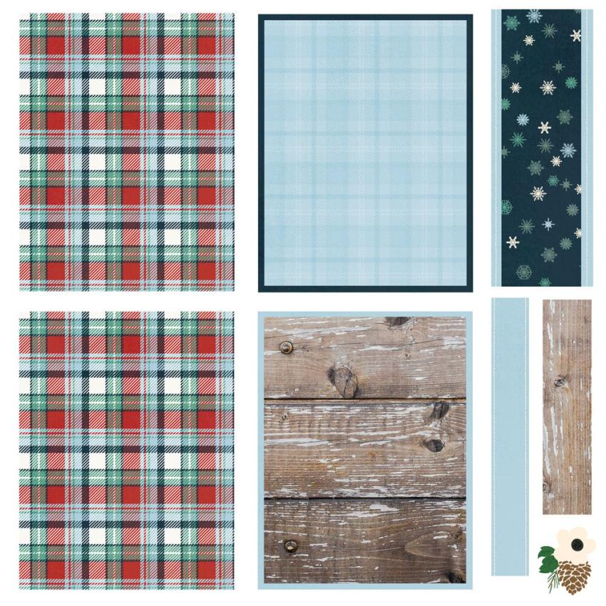 Simple Stories - Cards Kit "Simple Vintage Flannel Season"