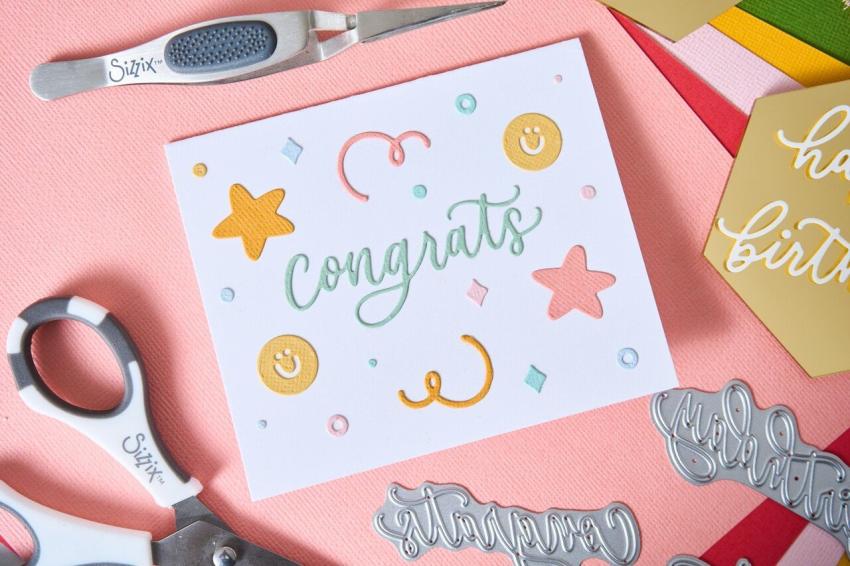 Sizzix - Stanzschablone "Abstract Doodles" Thinlits Craft Dies