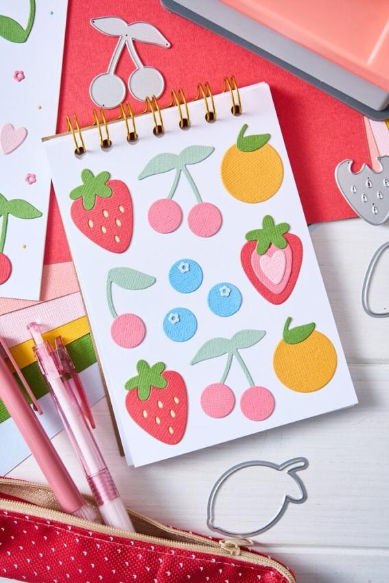 Sizzix - Stanzschablone "Fruit Doodles" Thinlits Craft Dies
