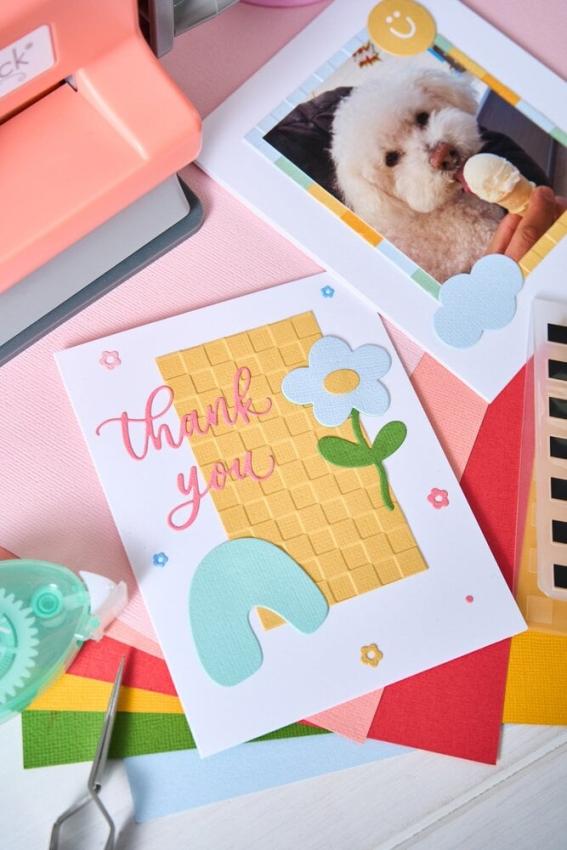 Sizzix - 2D Prägefolder "Checkered Pattern" Embossing Folder