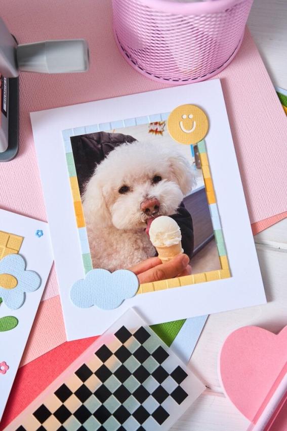 Sizzix - 2D Prägefolder "Checkered Pattern" Embossing Folder