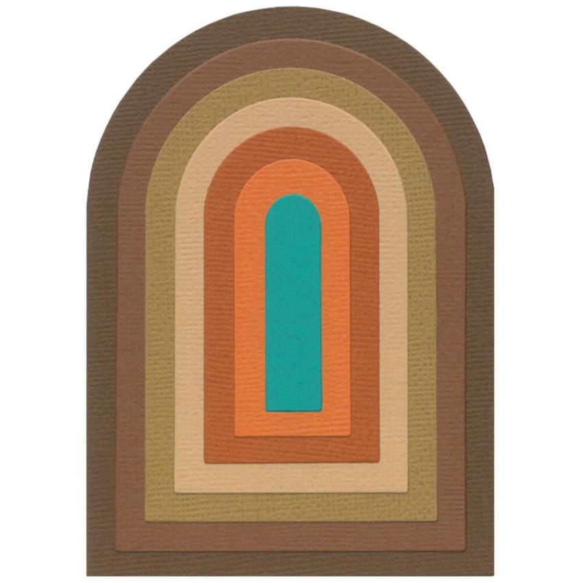 Sizzix - Stanzschablone "Tunnel Arches" Thinlits Craft Dies by Eileen Hull
