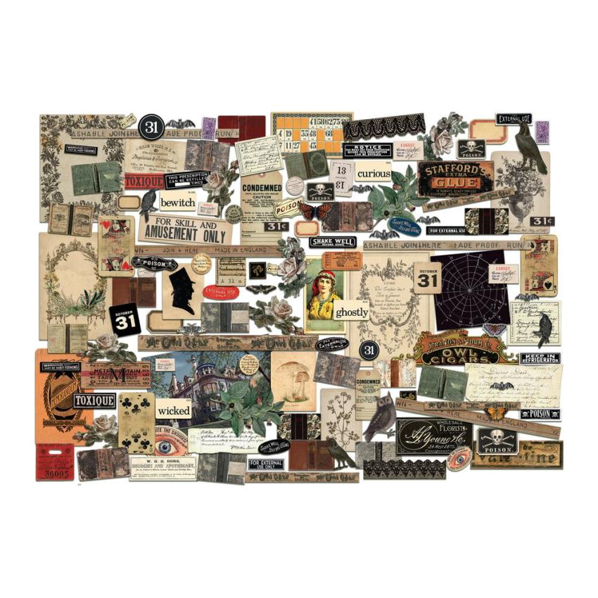 Tim Holtz - Idea Ology - Stanzteile "Halloween" Die Cuts