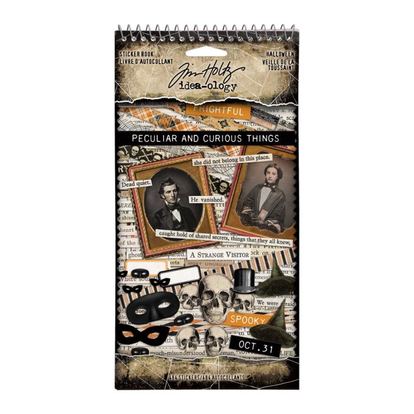 Tim Holtz - Idea Ology - Aufkleber "Halloween" Sticker Book