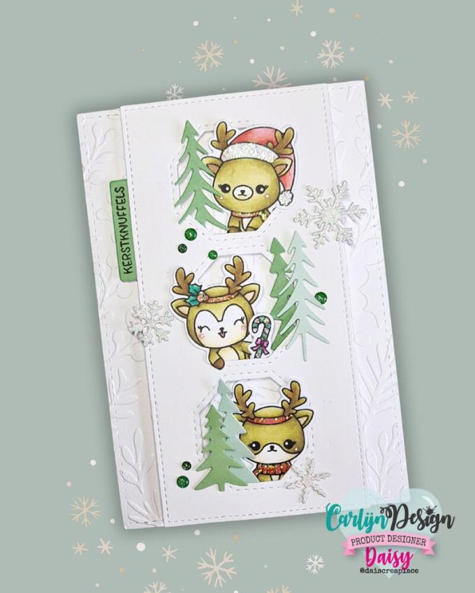 Carlijn Design - Klebesteine "Christmas" Enamel Dots 300 Stück
