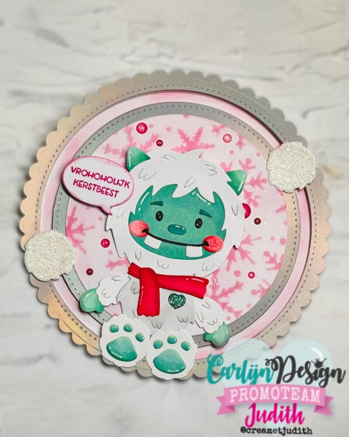 Carlijn Design - Stanzschablone "Mochi the Yeti" Dies 