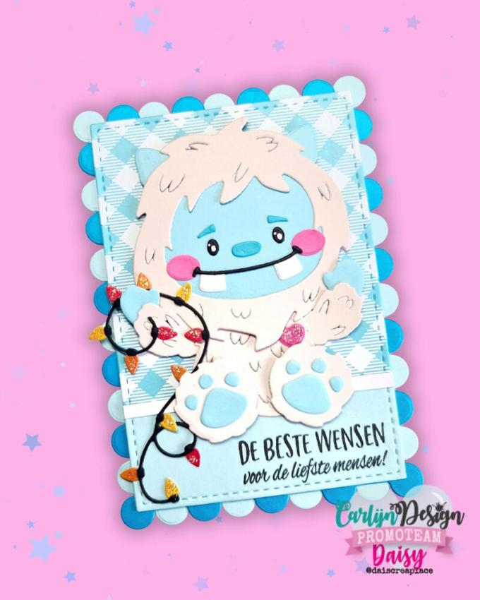 Carlijn Design - Stanzschablone "Mochi the Yeti" Dies 