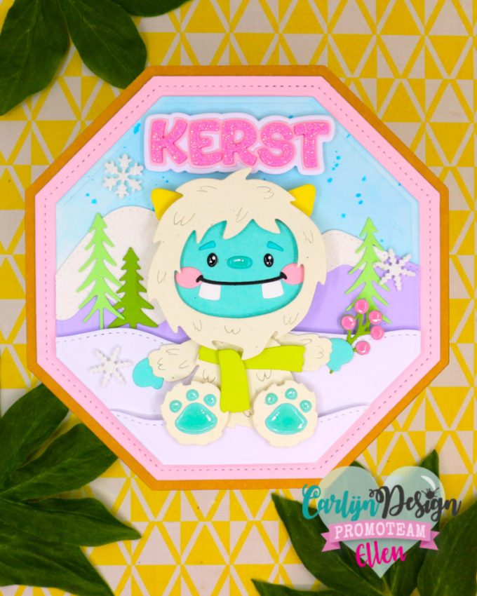 Carlijn Design - Stanzschablone "Mochi the Yeti" Dies 