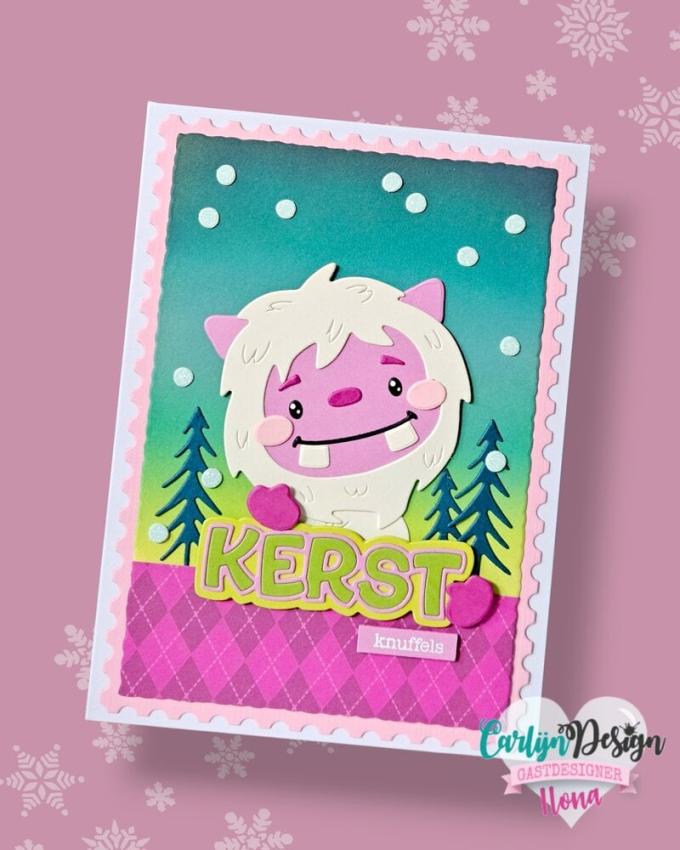 Carlijn Design - Stanzschablone "Mochi the Yeti" Dies 