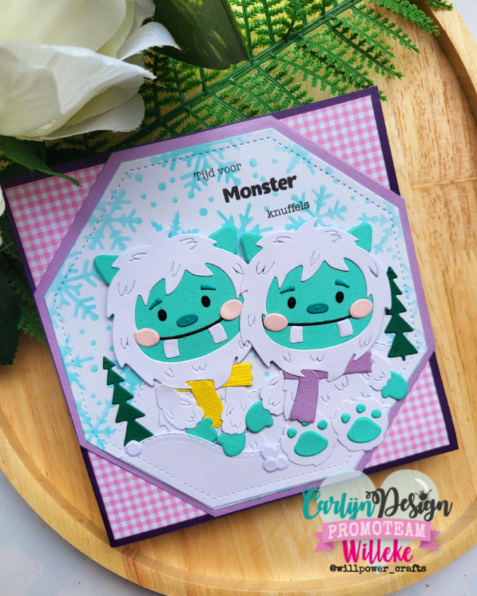 Carlijn Design - Stanzschablone "Mochi the Yeti" Dies 