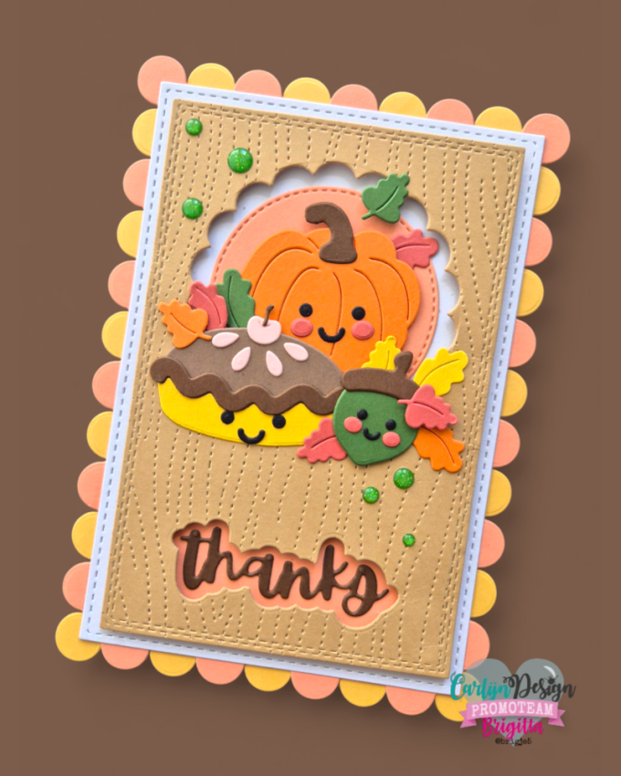 Carlijn Design - Stanzschablone "Autumn Love" Dies 