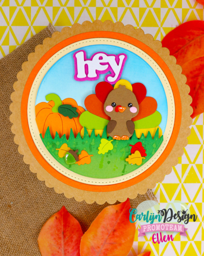Carlijn Design - Stanzschablone "Autumn Love" Dies 