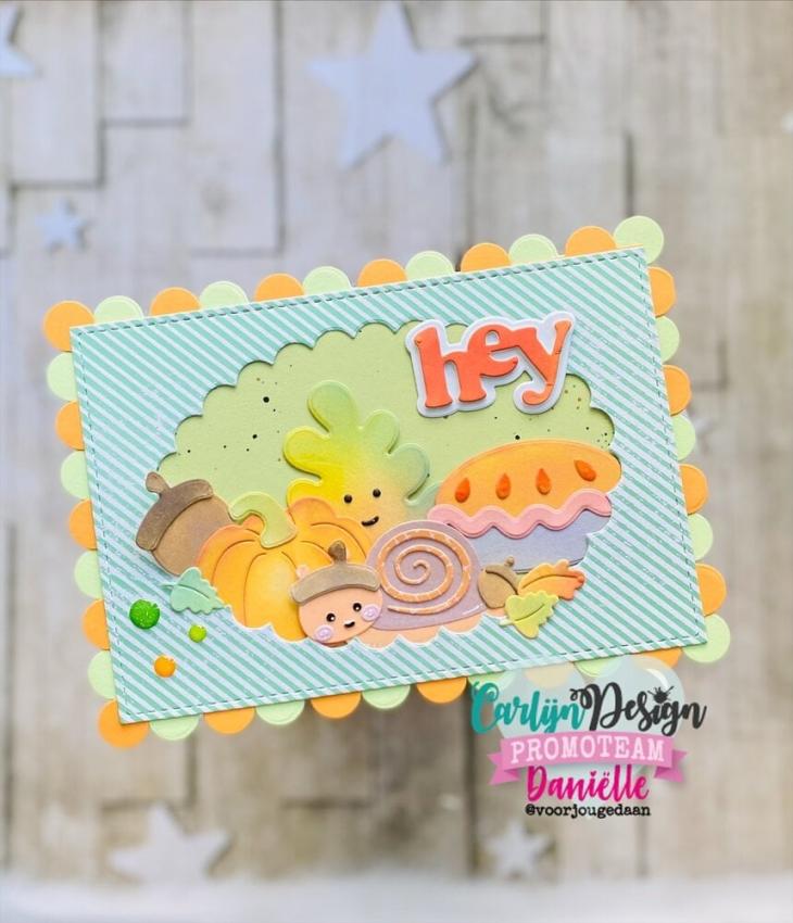 Carlijn Design - Stanzschablone "Autumn Love" Dies 