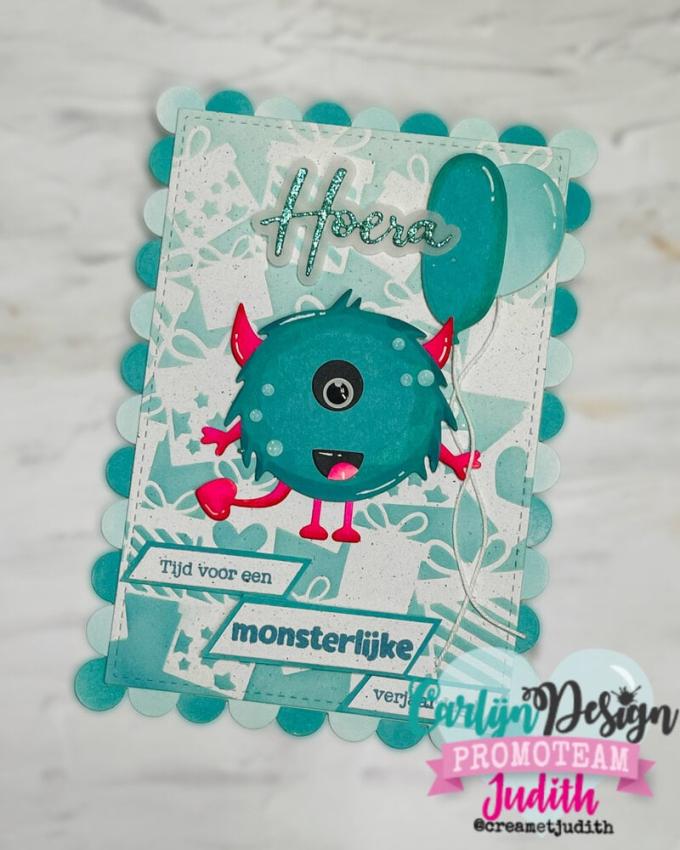 Carlijn Design - Schablone 15,5x15,5cm "Kerst Patronen" Stencil