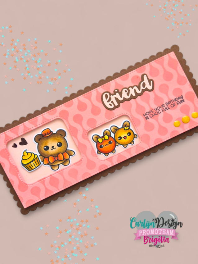 Carlijn Design - Schablone 15,5x15,5cm "Retro Patronen" Stencil