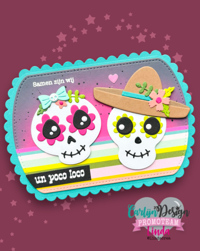 Carlijn Design - Stempelset "Sugar Skulls" Clear Stamps