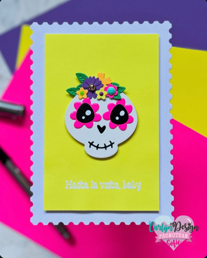 Carlijn Design - Stempelset "Sugar Skulls" Clear Stamps