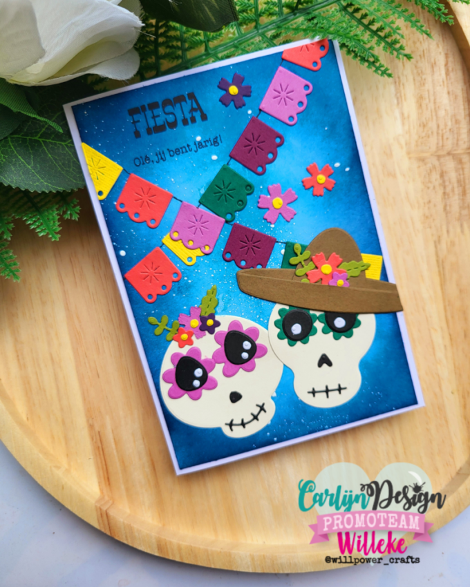 Carlijn Design - Stempelset "Sugar Skulls" Clear Stamps
