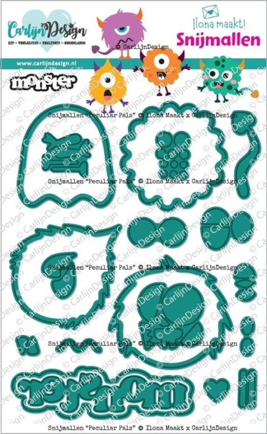 Carlijn Design - Stanzschablone "Peculiar Pals" Dies 