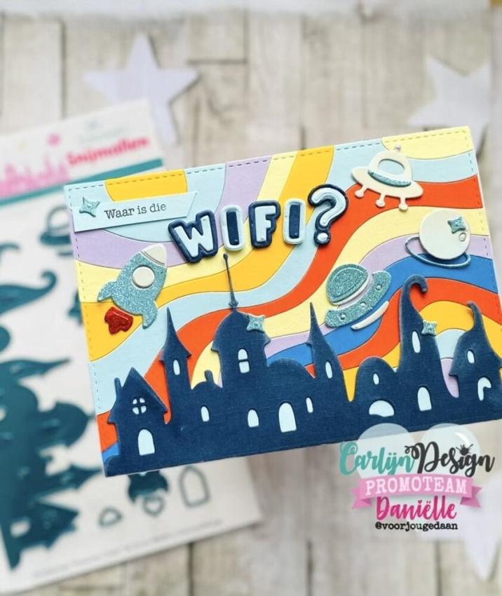 Carlijn Design - Stanzschablone "Peculiar Town" Dies 