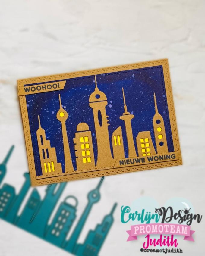 Carlijn Design - Stanzschablone "Peculiar City" Dies 