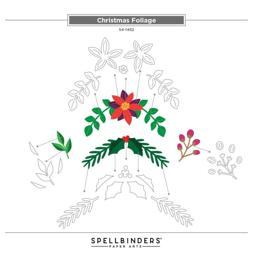 Spellbinders - Stanzschablone "Christmas Foliage" Dies