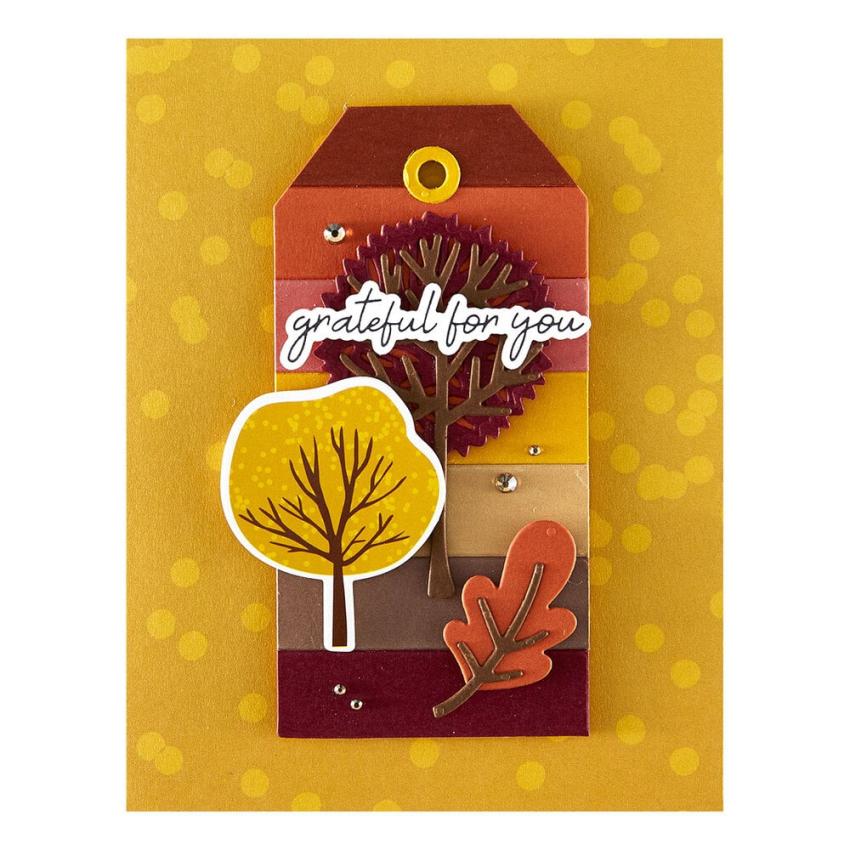 Spellbinders - Buchdrucktechnik "Autumn Archives" BetterPress Plate & Dies